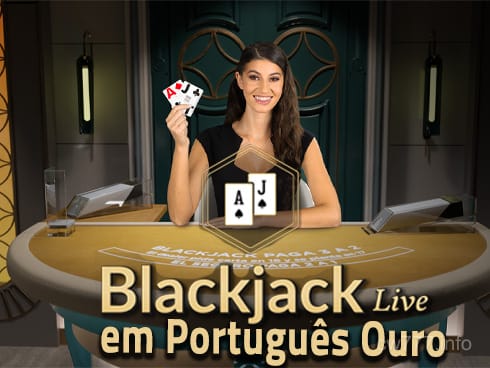 Blackjack em Português Ouro Game Image
